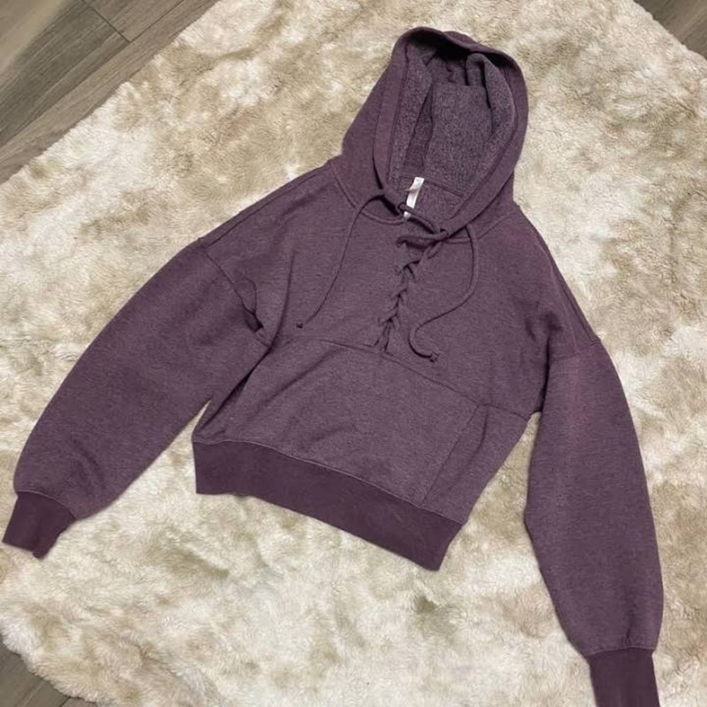 Free People Movement Hoodie (Plum) - XS